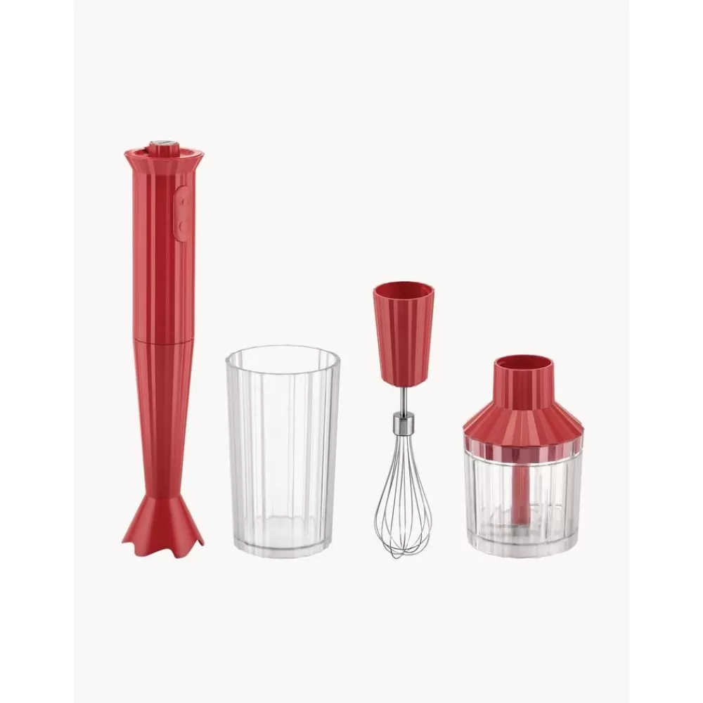 Alessi Miksery Kuchenne I Blendery>Blender Reczny Z Kompletem Akcesoriow Plisse, 4 Elem.