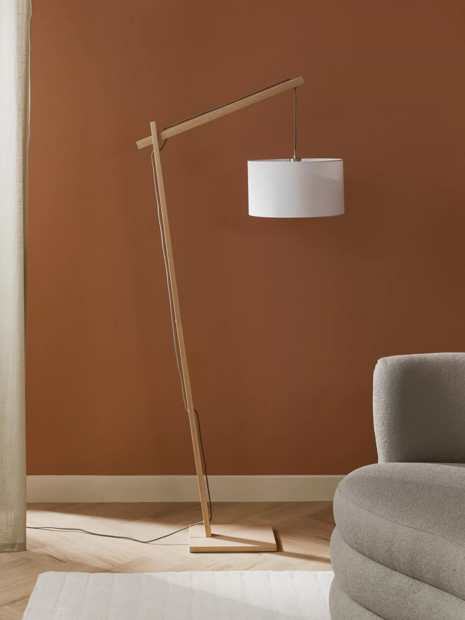 Flash Sale Lampa Do Czytania W Stylu Scandi Woody Lampy Łukowe