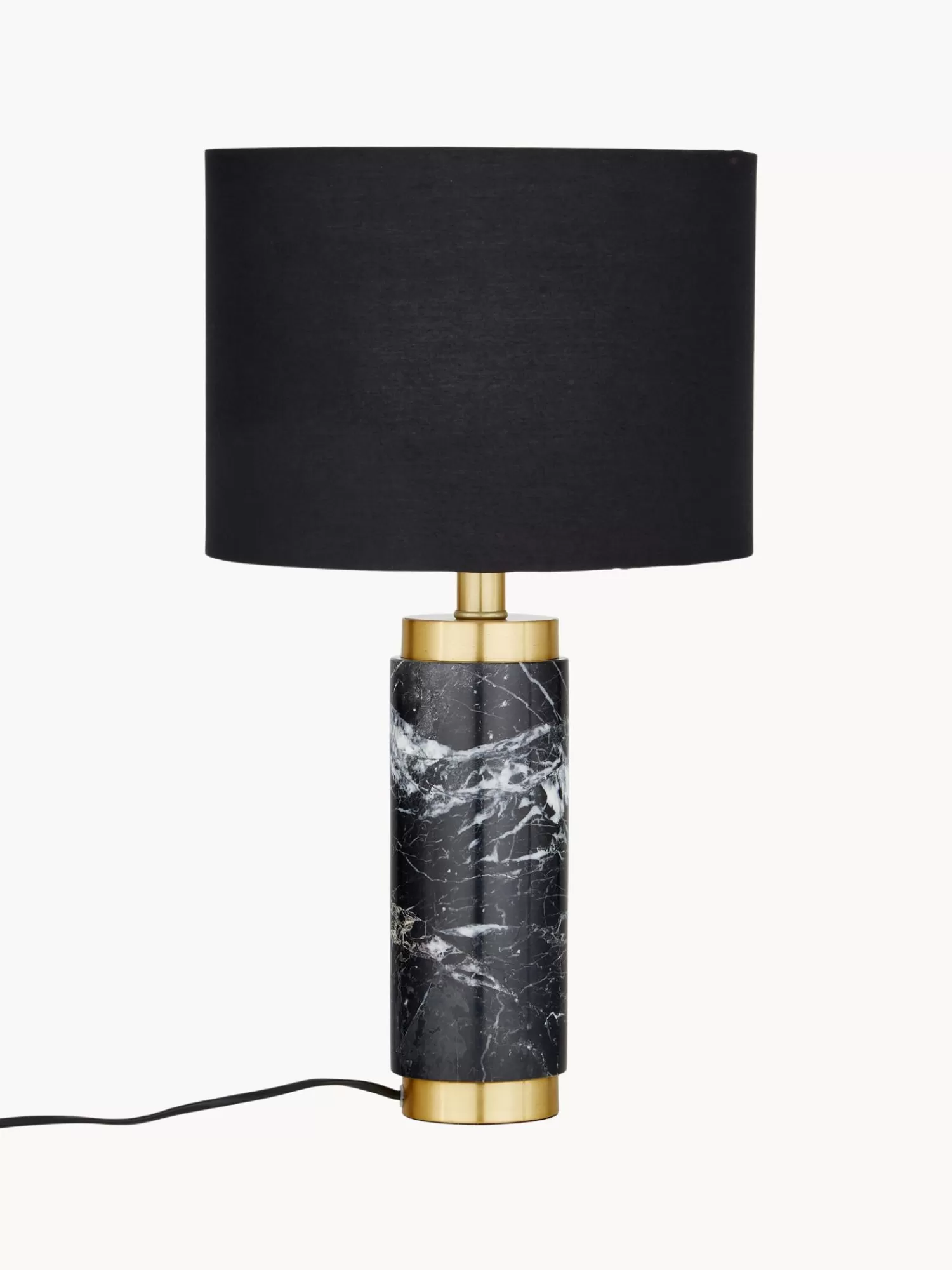 Outlet Lampa Stołowa Z Marmurowa Podstawa W Stylu Glam Miranda Lampki Nocne