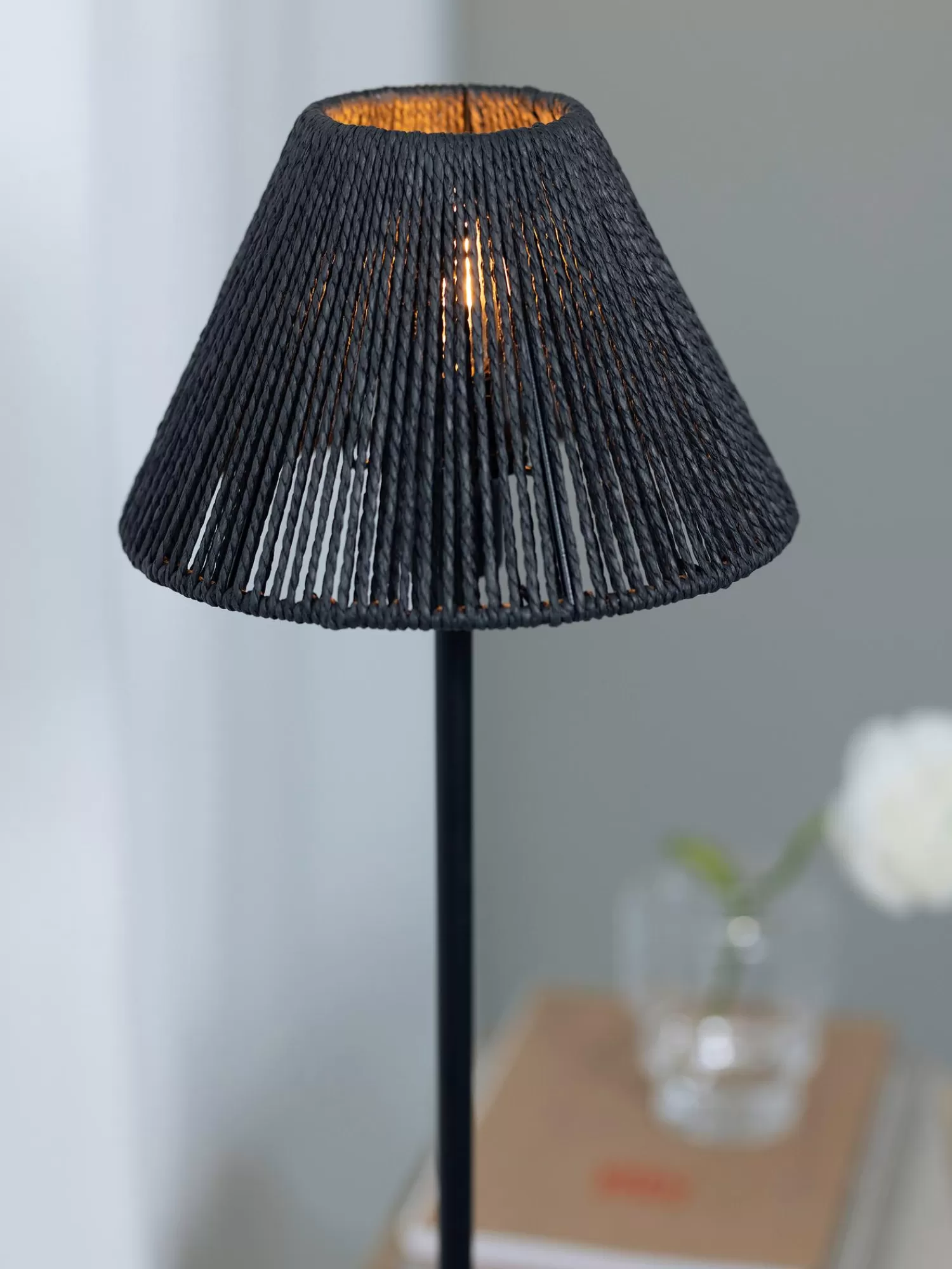 Fashion Lampa Stołowa Z Plecionki Corda Lampki Nocne