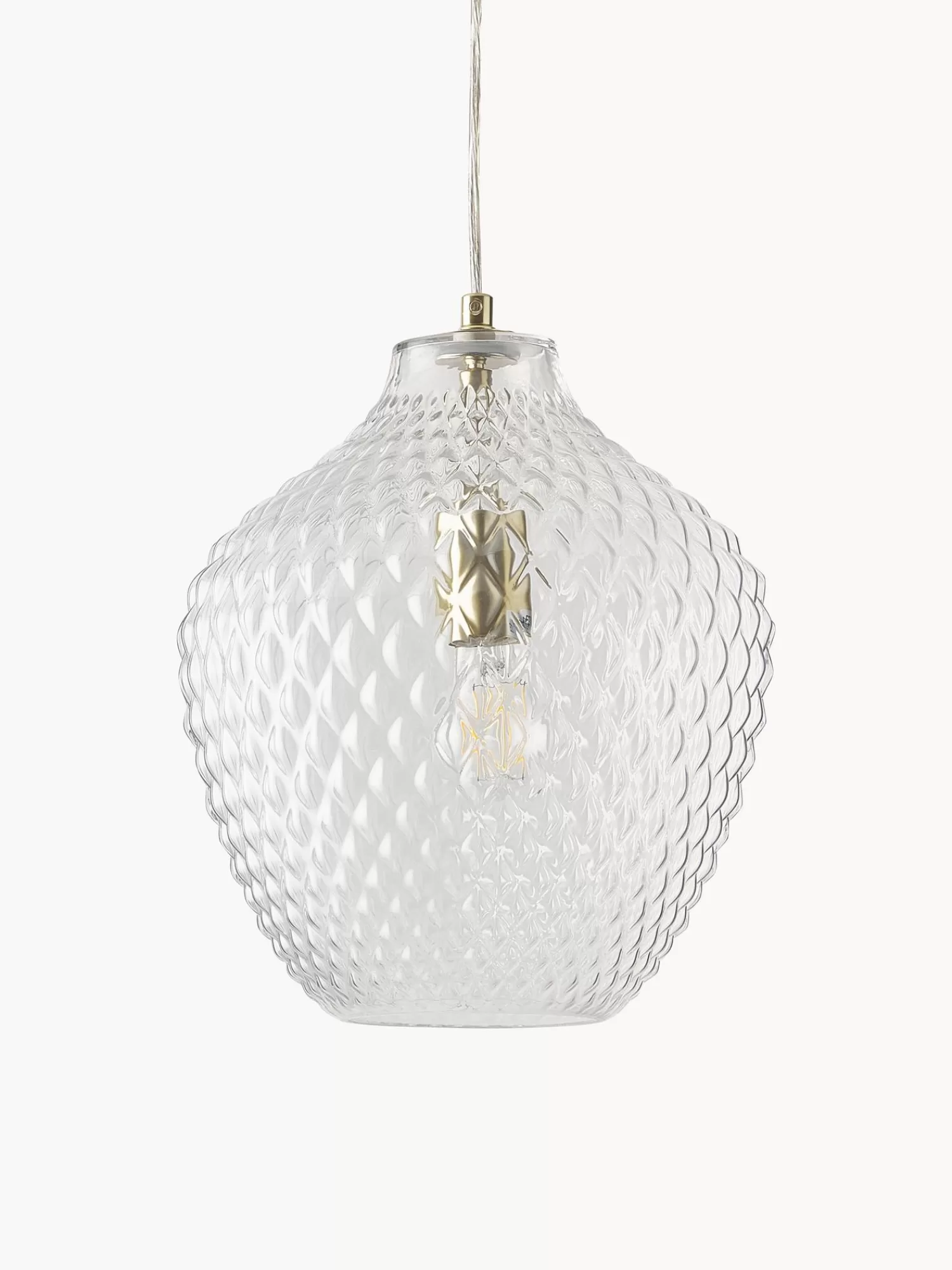 Clearance Lampa Wiszaca Ze Szkla Lee Lampy Wiszące