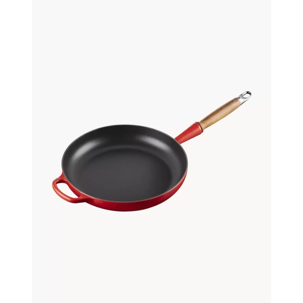 Le Creuset Patelnie>Patelnia Zeliwna Z Drewnianym Uchwytem Signature Collection