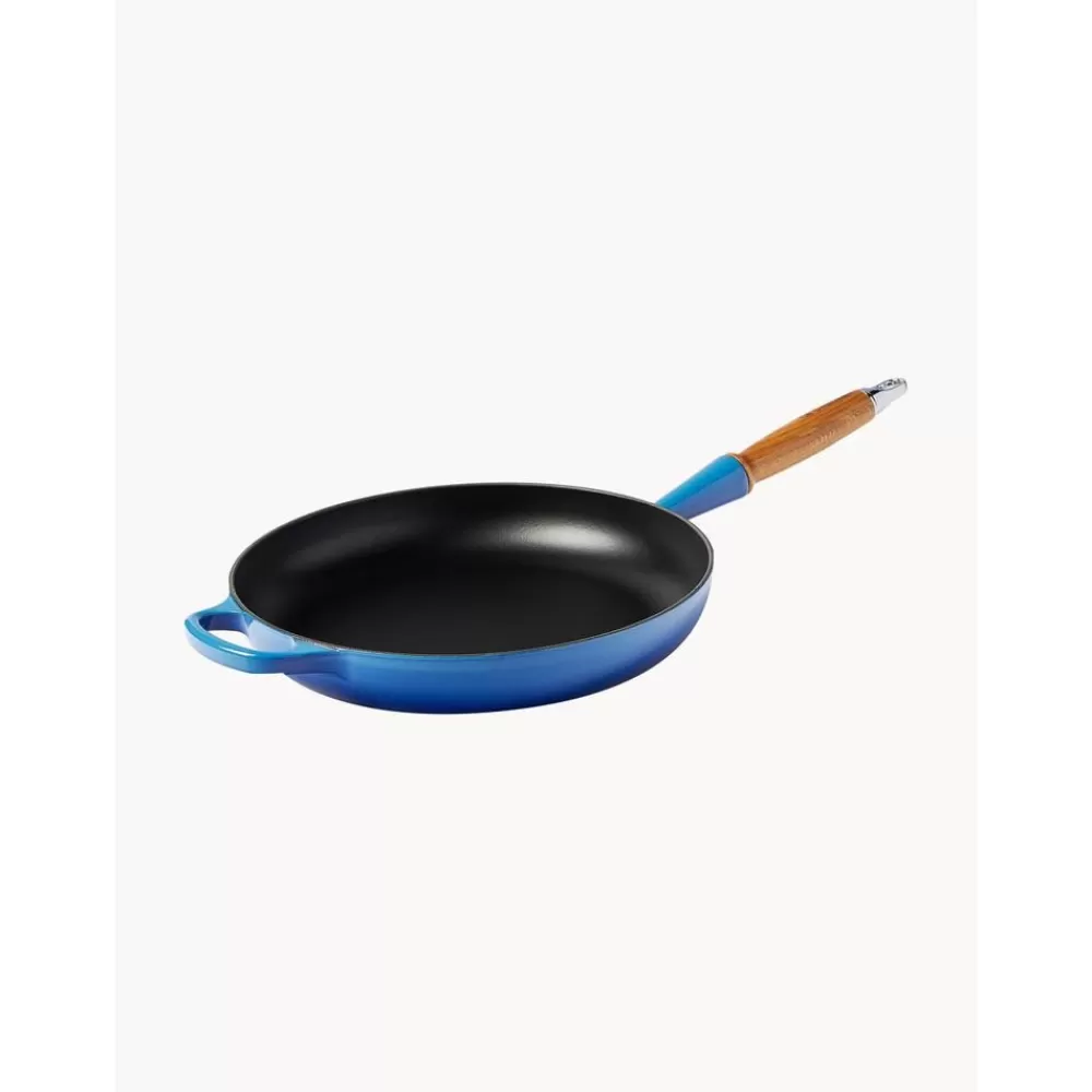 Le Creuset Patelnie>Patelnia Zeliwna Z Drewnianym Uchwytem Signature Collection