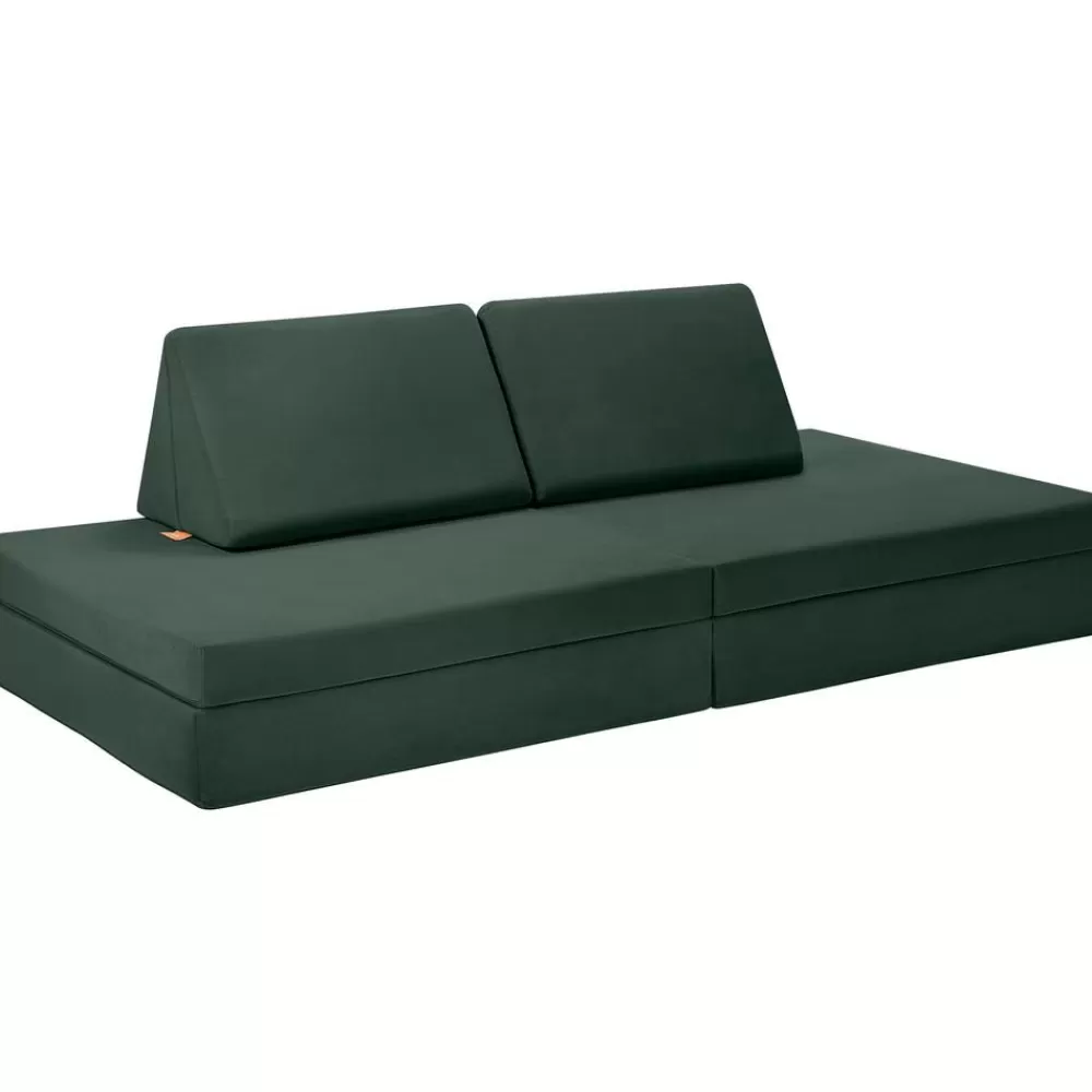 Funzy Worki Do Siedzenia>Recznie Wykonana Dziecieca Sofa Modulowa Z Aksamitu Mila