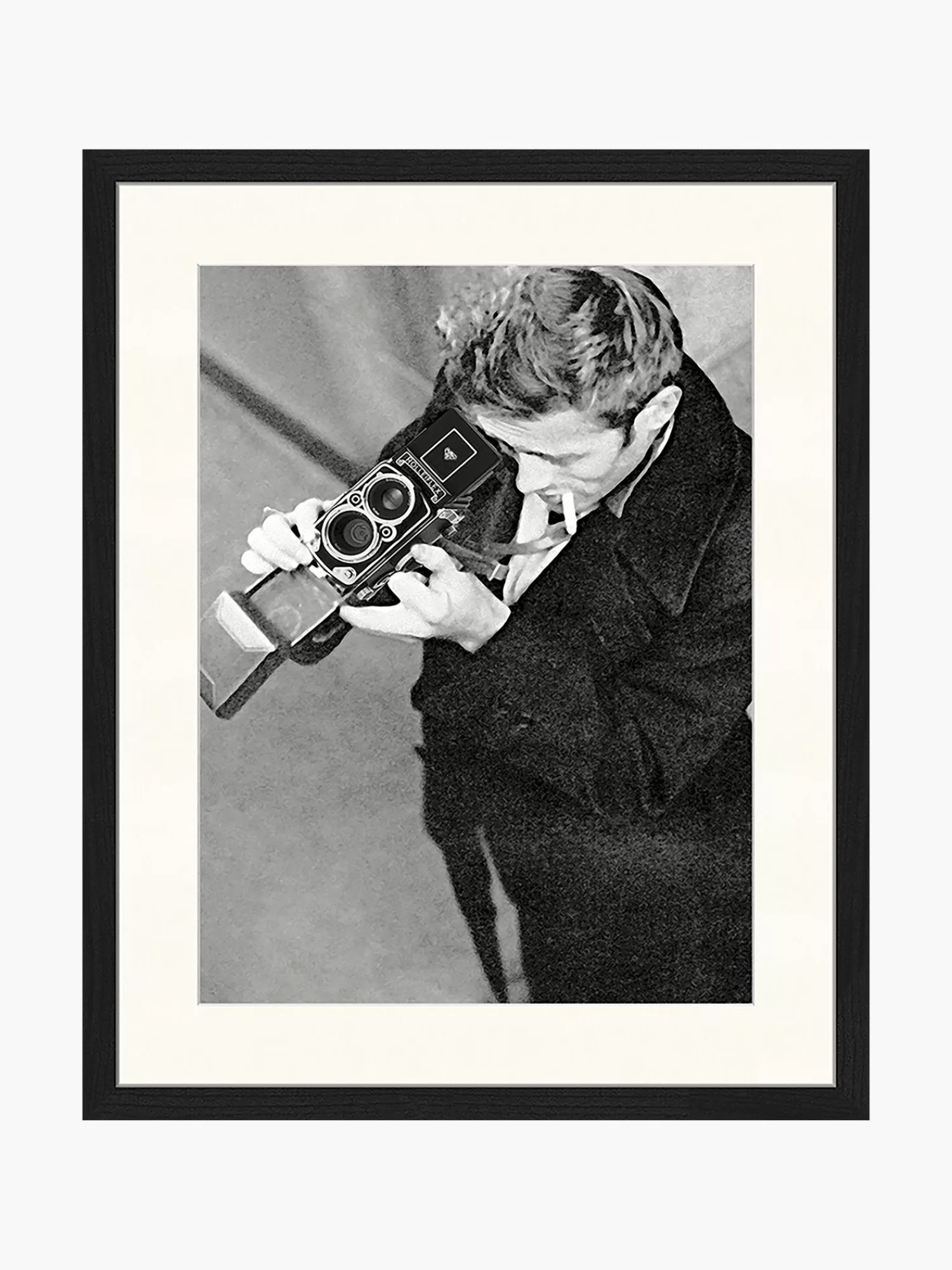 Fashion Recznie Wykonany Oprawiony Druk Cyfrowy James Dean With Camera Obrazy I Grafiki