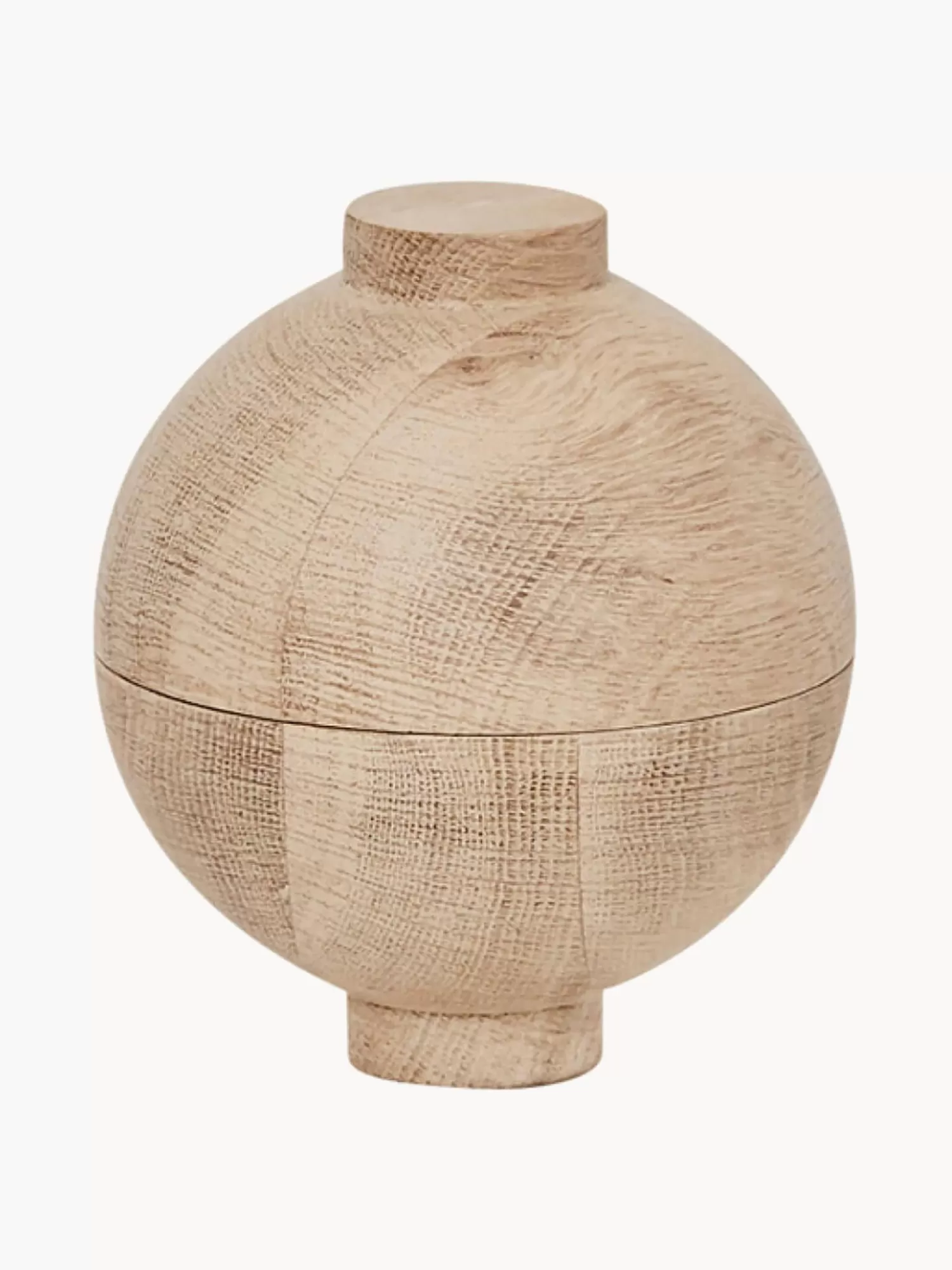 Online Szkatulka Z Drewna Debowego Wooden Sphere Pojemniki I Szkatulki Na Biżuterię